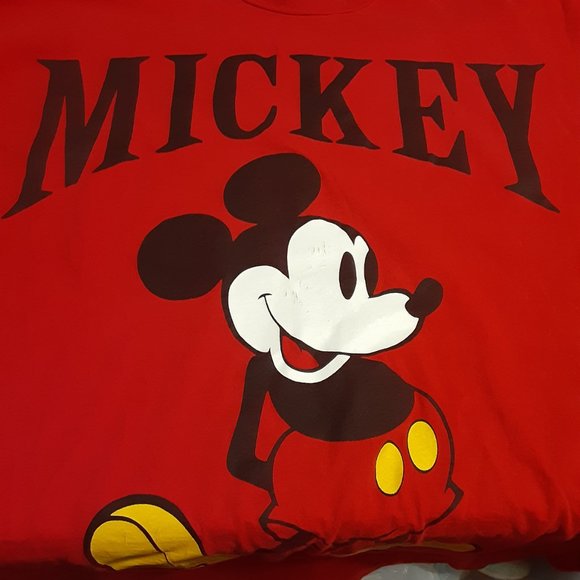 Disney Designs Mickey Mouse VTG 90's OSFA SS T Shirt Single Stitch Made in USA - Picture 5 of 5